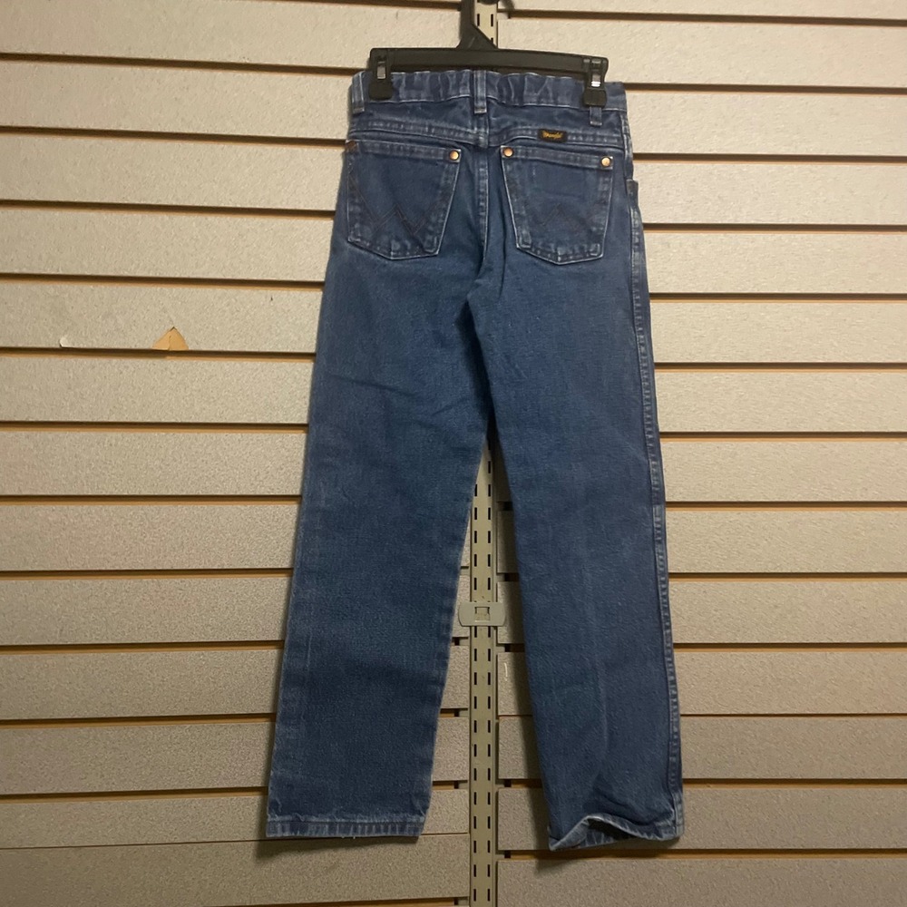 Kids Wrangler Jeans Slim Fit Blue Denim Size 9 Slim Western Cowboy Rodeo‎ Riding